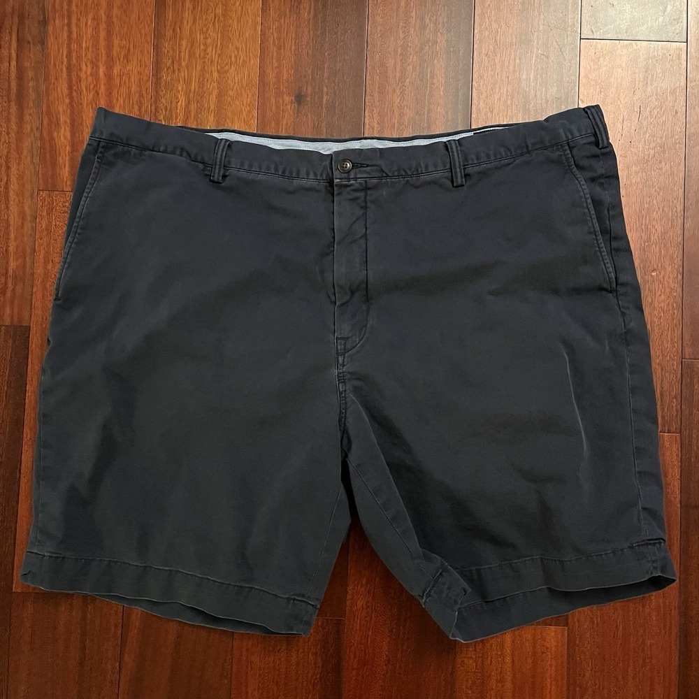 Polo Ralph Lauren Shorts Mens 46 Big Blue Preppy Chino Twill Stretch Classic Fit